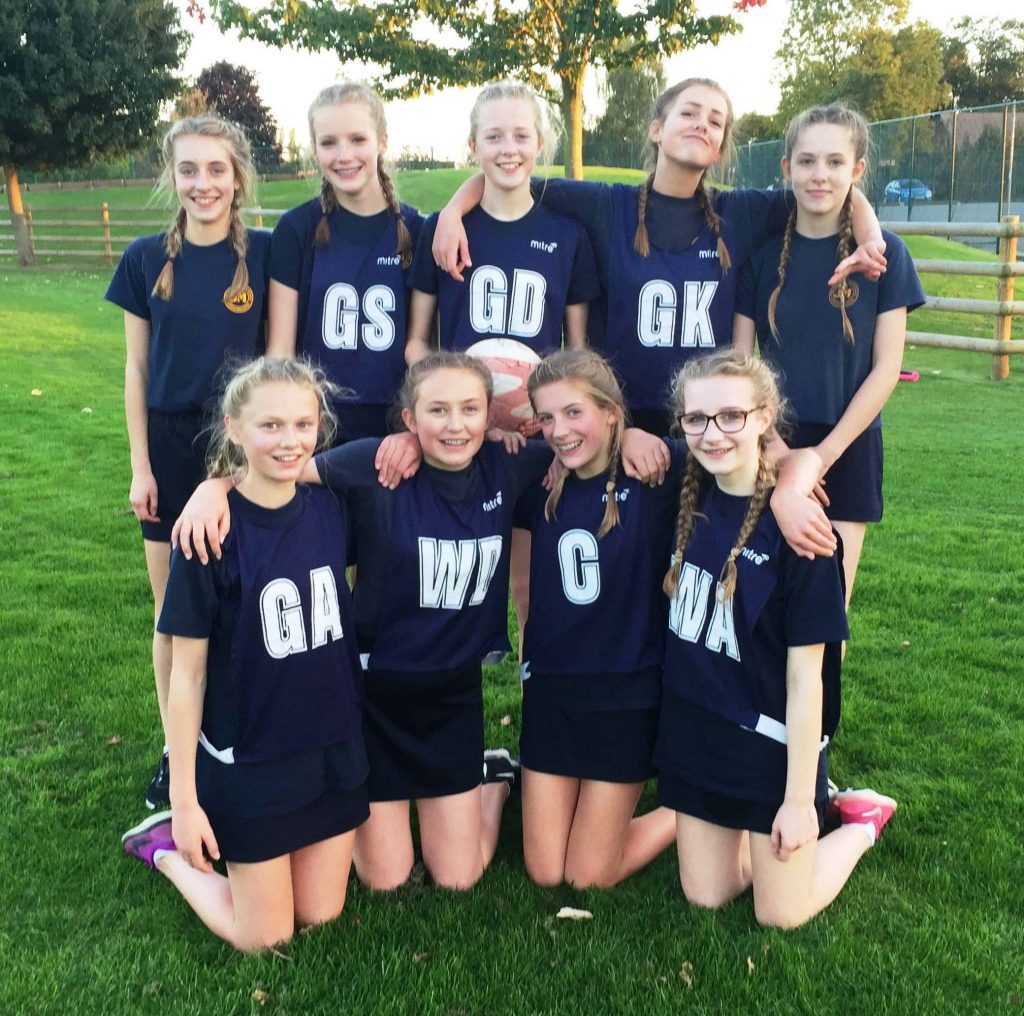 Year 9 Girls are Herefordshire U14 County Netball Champions John